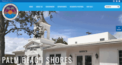 Desktop Screenshot of palmbeachshoresfl.us